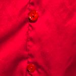 Jones New York  Signature Red 100% Silk Button Front Blouse XL Photo 10