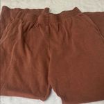 ZARA  Brown A-Line Maxi Pleated Jumpsuit Photo 1