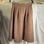 Hunter Sportswear wool Midi Skirt Size 10 USA Made Vintage Houndstooth 4 Brown Photo 11