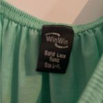 Winwin  Light Green Lace Sleeve Blouse Photo 2