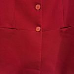Women's Elegant Burgundy Blazer Red Size 38 Photo 3