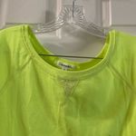 Aeropostale NWT  Lime Green Lace Back Short Sleeve Top Large Photo 1