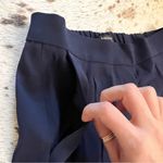 Babaton  Cohen Pants Navy‎ Blue Pleated Elastic Waist Crop Trouser Size 4 Photo 4