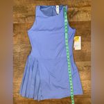 NEW 90° By Reflex Light Blue Renaissance Dress Sleeveless Pleated Dress Photo 7
