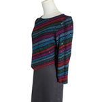 St. John  Evening‎ Sequin Stretch Knit Asymmetrical Top Size 8 Cocktail Party Photo 5