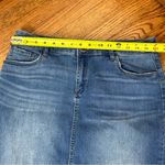 Kut From The Kloth | Rosie Pencil Skirt Denim Slit Size 10 Photo 6