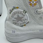 Converse Chuck Taylor all star platforms autumn embroidery White/Moonstone Violet/Mouse Photo 5