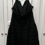 J.Crew  Black Eyelet Lace Mini Dress Photo 6