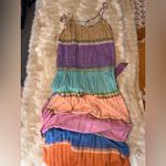 Current Air  Colorful Striped Maxi Dress Photo 6