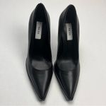 Reiss Womens Size 36 5.5 Black Ada Court Leather 4 inch Heel Shoes Office NEW Photo 5