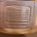 Coach  MINI SIERRA EMBOSSED LEATHER SATCHEL grey cream purse handbag Photo 4
