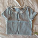 Altar'd State Altar’d State Revival Skyway Tennis Ribbed Baby Tee Size XS/S Photo 0