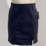 Altar'd State Altair’d State Women's Black Faux Suede Mini Skirt Size M Photo 0
