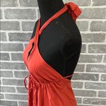 Amiana Halter Neck Beach Dress Terracotta Color Women’s Size Medium Red Photo 4