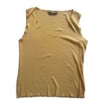 Mango  women's mustard knitted vneck top size small‎ Photo 0