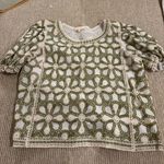 Solitaire Green Puff Sleeve Top Photo 1