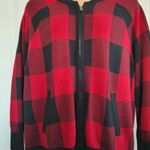 Torrid Sz 3 Red and Black Checkered Cardigan Jacket NWOT Photo 2