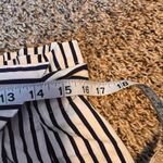 ZARA  Basic Striped Tie Waist Shorts High Rise Casual Summer Women's‎ L Photo 3