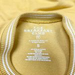 The Breakfast Club Sweatshirt Womens Small Shermer High School Varsity Brat Pack Yellow Photo 4