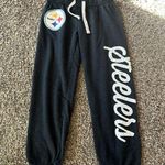 NFL  Steelers Women’s Fleece Gray Joggers Photo 0