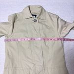 J.Crew  100% cotton tan trench coat with hidden buttons down front Size‎ XS Photo 4