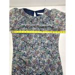 ASTR  the Label Floral Puff Sleeve Ruched High-Low Dress in Size L Photo 6