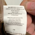 AUW Plaid Mesh Overlay Midi Dress L Sheer Neutral Check Y2K Fall Look Chic Tan Size L Photo 5