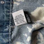 Flying Angel Acid Wash Denim Jacket Blue Photo 5