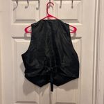 Vintage‎ Mickey Unlimited Disney Black Suede Leather Vest Women's M/L Size L Photo 4