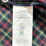 J.Crew Embroidered Peasant Blouse Top Tartan Plaid Medium Christmas Holiday Photo 10