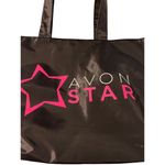 Avon Star Black Pink Representative Large Tote Bag NWOT Photo 1