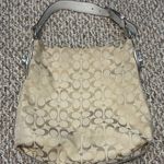 Coach  Beige Signature Canvas Tote/Shoulder Bag, Style F16538 Photo 0