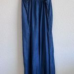 Gap  1969 Maxi Tencel Dark Indigo Denim Cami Dress Photo 4