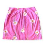 Lilly Pulitzer  Vintage Pink Daisy Skirt White Label Size 10 Photo 0