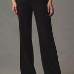 Anthropologie READ Low Rise Ankle Zip Wide Leg Pants Black Size 0 Stretch Photo 0