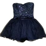 Speeckless Sequin Dress Blue Cupcake Tutu Dance Prom Junior Sz 11 Whimsygoth Photo 0