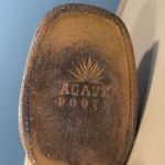 Agave  BOOTS women’s size 10 Dulce Mariel Tan Embroidered Cowboy Runs small Photo 7