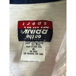 Vtg On The Brink Women’s Windbreaker Jacket XL Surfer‎ Retro 80s 90’s USA Flag White Photo 2