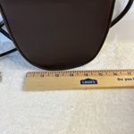 Brighton Vintage One World Leather Shoulder Crossbody Bag Brown Woven Photo 4