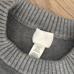 H&M  Gray and White Striped Oversize Sweater Photo 1