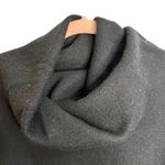 Tahari  Extra Fine Merino Wool Black Cowl Neck Sweater Sz Small Photo 4