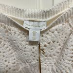 House of Harlow 1960 White Laser Cut Crotchet Top and Midi Skirt Size Large Photo 3