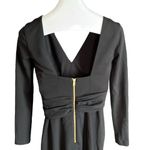 Dress the Population  Women's Drew Long Sleeve Stretch Short Dress Photo 6