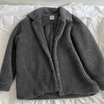 Princess Polly Gray Teddy Coat Photo 0