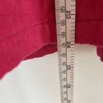 Mirasol Jean Jacket Women's Size Large Button Cotton Embroidered Magenta Pink Photo 6