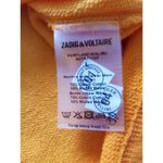 Zadig & Voltaire  Zadig Malibu Dye Dip French Terry Short Sleeve Sweatshirt Sz L Photo 10