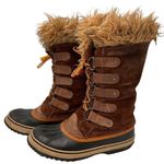 Sorel  Women's Brown Joan of Arctic Leather Snow Boots Size 9 Photo 6