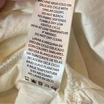 Wildfox NWT Ivory Cotton Ruffle Flutter Sleeve Top, Large Photo 6