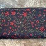 Travelon Women's Floral Wallet - Black and Red Photo 1