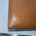 Loewe  Velazquez Leather Folded Wallet Double-sided Brown Tan Gold Vintage Photo 8